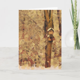 Resumen Tarjeta de saludo de obras de arte de Bird