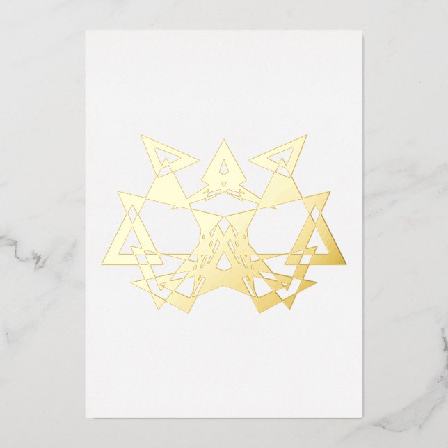 Resumen Tarjeta en blanco de Relieve metalizado do (Anverso)