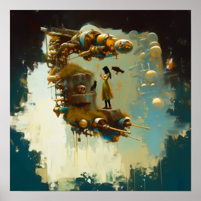 Resumen Valor de Matte de Arte Artístico de SciFi  (Frente)