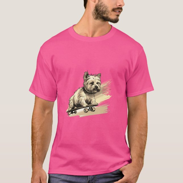 Resumen y diseño artístico de perros camisetas (Anverso)