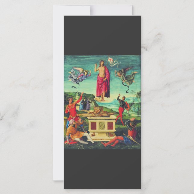 Resurrección de Jesucristo por Rafael (Anverso)