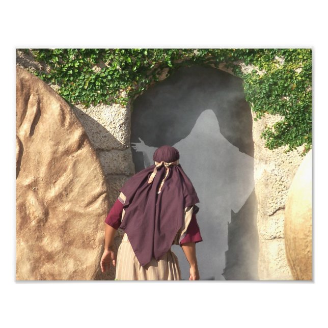 Resurrección de la tumba vacía de Jesús en la foto (Frente)