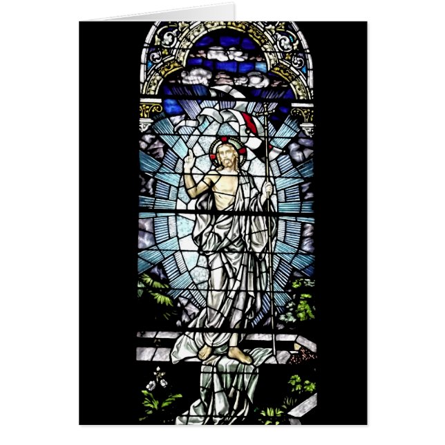Resurrección del vitral de Jesús (Frente)