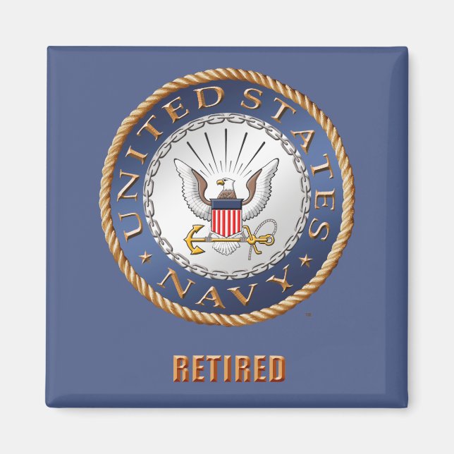 Retirada de imán de la Marina de Estados Unidos (Frente)