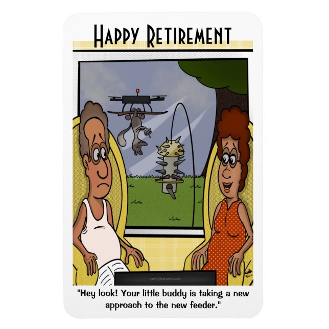 Retirada de la prueba de la ardilla en un imán gra (Vertical)