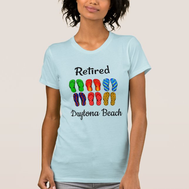 Retirada - Playa de Daytona, FL, camiseta (Anverso)