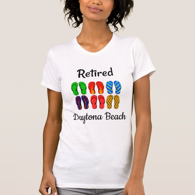 Retirada - Playa de Daytona, FL, camiseta (Anverso)