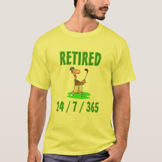 Retirado 24/7/365 camiseta