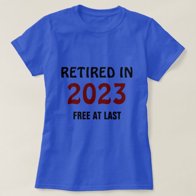 Retirado en 2023 - Libre en la última camiseta (Diseño del anverso)