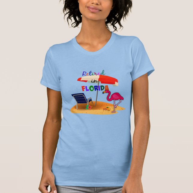 Retirado en Florida, divertido en la camiseta del  (Anverso)