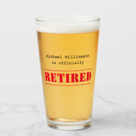 Retirado oficialmente, nombre personalizado regalo