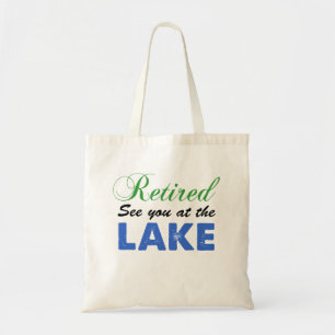 Retirado véale en la bolsa de asas del lago