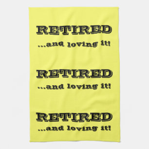 Retirado y el amor de él modificó la toalla de