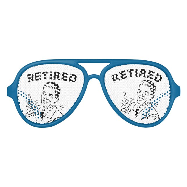 RETIRED FUNNY RETRO SUNGLASSES GAFAS DIVERTIDAS! (Anverso)