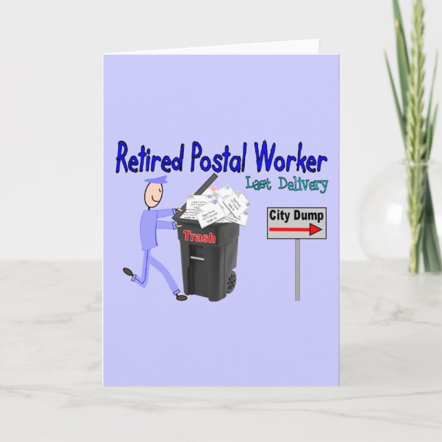 Retired Postal Worker Last Delivery (Anverso)
