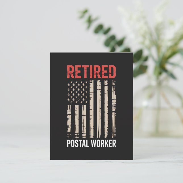 Retired Postal Worker Retirement (Anverso de pie)