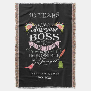 RETIREMENT BOSS GIFT manta de salida florida