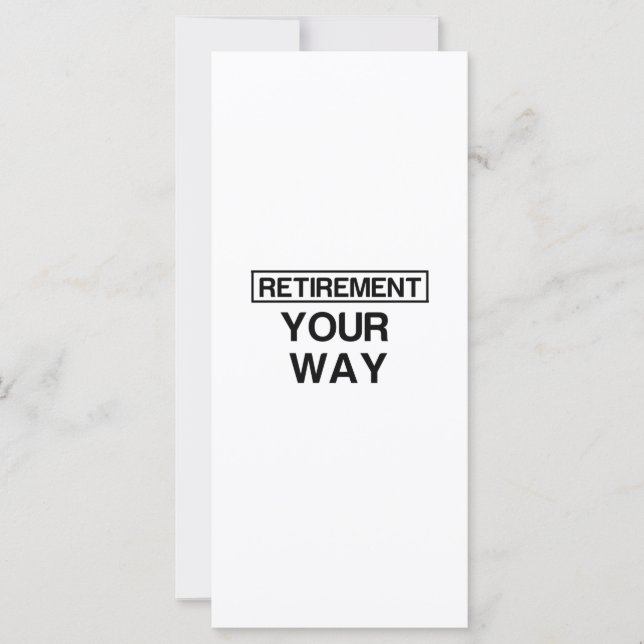 RETIREMENT TU CAMINO (Anverso)