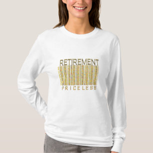 "Retiro -" camisa inestimable del código de barras
