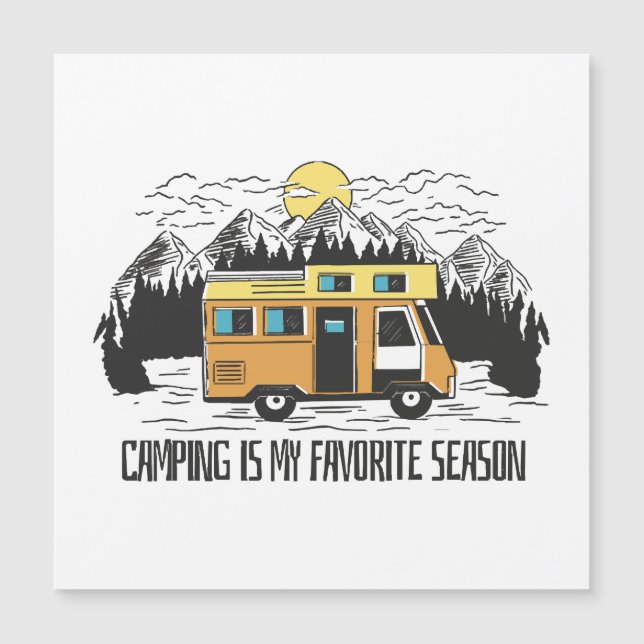 Retiro de montaña de Campervan (Anverso)