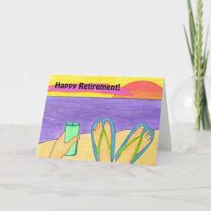 ¡Retiro feliz! tarjeta de felicitación