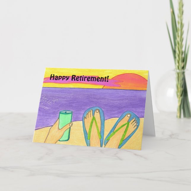 ¡Retiro feliz! tarjeta de felicitación (Anverso)