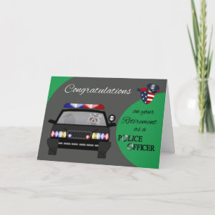 Retiro, general, tarjeta de felicitación de la