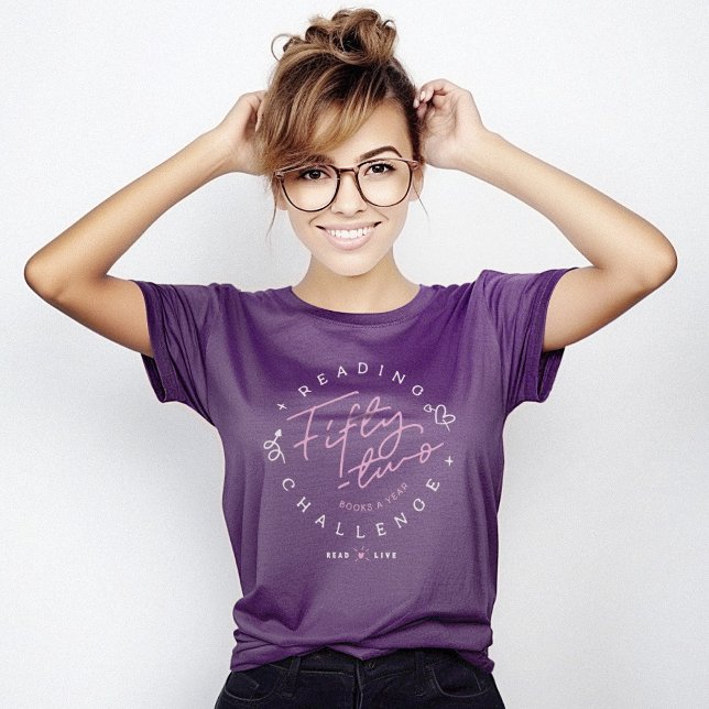 Reto de lectura 52 camiseta (Reading Challenge 52 T-Shirt)