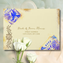 Retorno del colibrí azul barroco Talavera dorado R