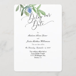 Retrasar Nuestra Invitación De Boda De Fecha