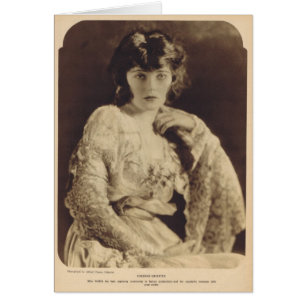 Retrato 1921 del vintage de Corinne Griffith