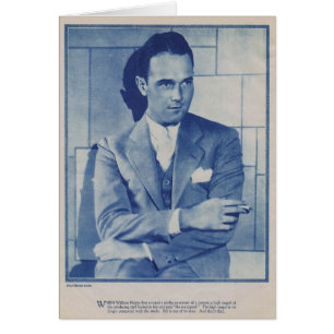 Retrato 1927 del actor de la película muda de