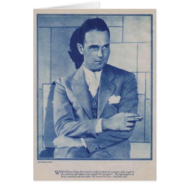 Retrato 1927 del actor de la película muda de (Frente)