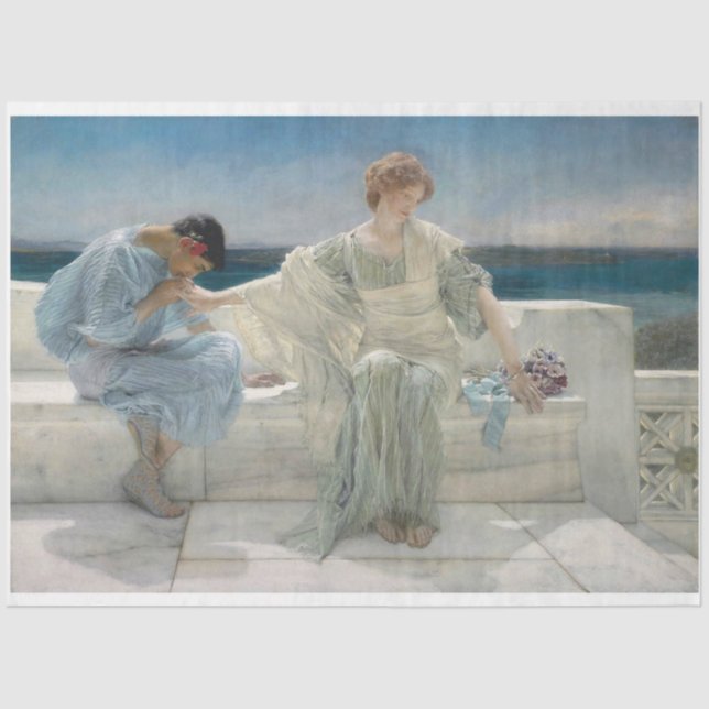 Retrato a través del papel de desenlace del mar (Anverso)