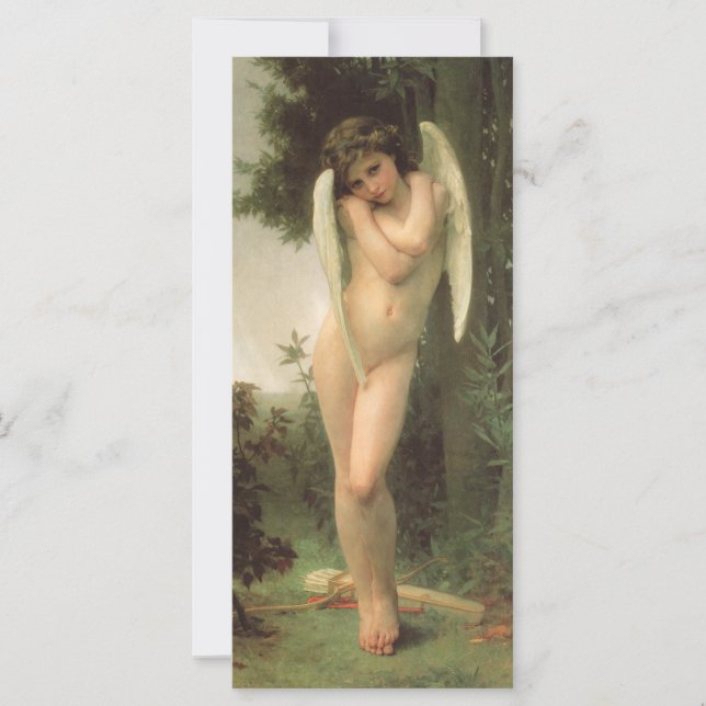 Retrato Ángel Cupido (Cupidón) por Bouguereau (Anverso)