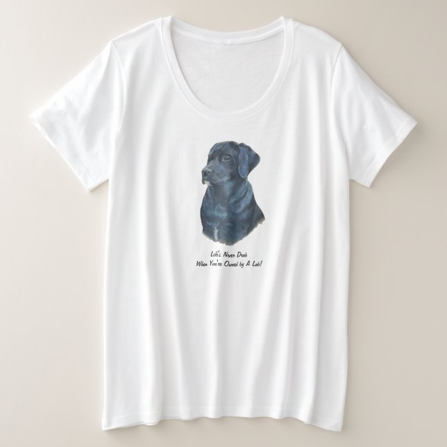 retrato asombroso con eslogan de perro labrador ne (Anverso del diseño)