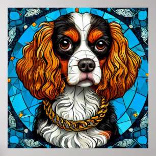 Retrato Canino Artístico Arte de Pared para Amante