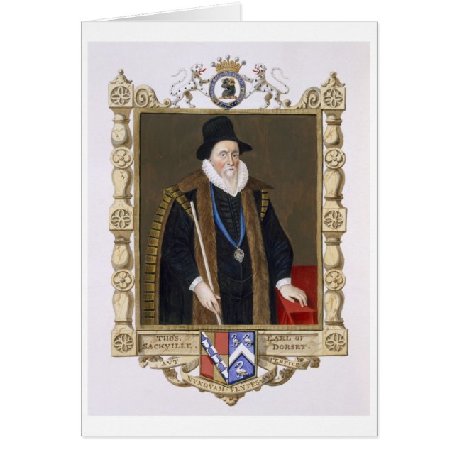 Retrato de 1536-1608) 1ros barones de Thomas (Frente)