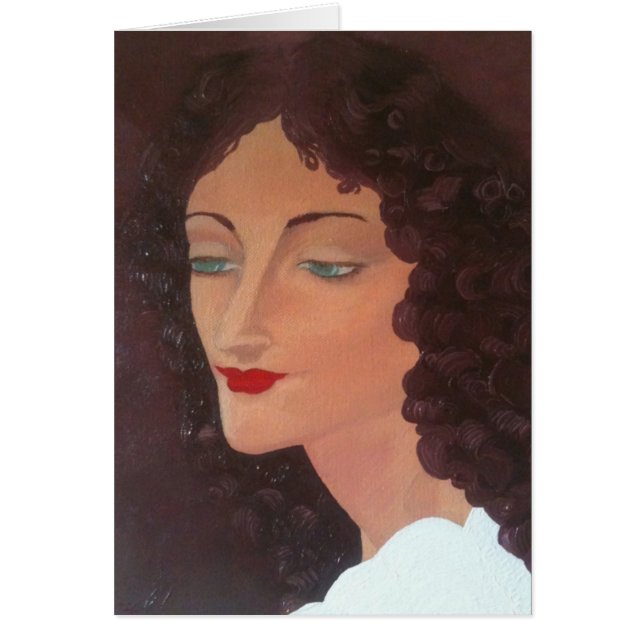 Retrato de 2014) detalles de la señora ( (Frente)