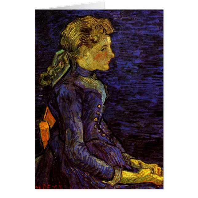 Retrato de Adeline Ravoux por Vincent van Gogh (Frente)