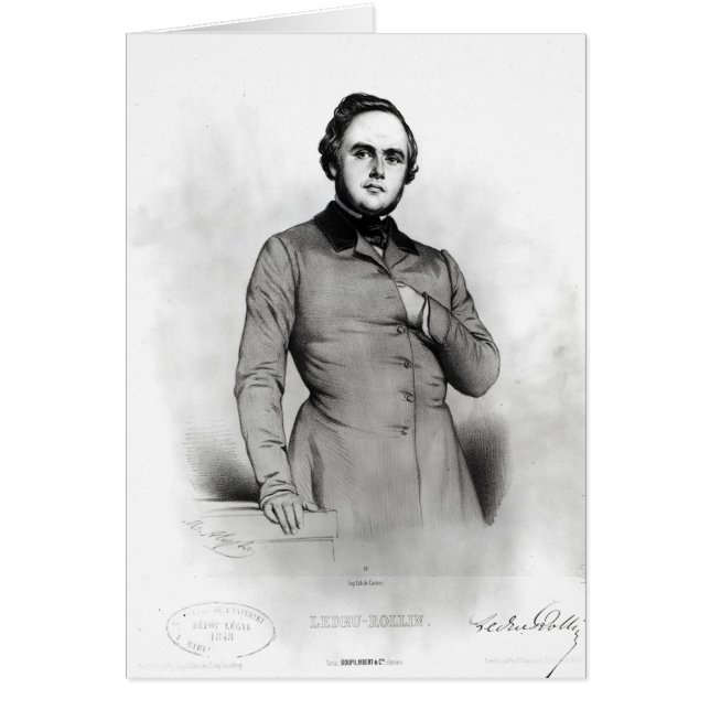 Retrato de Alexander Ledru-Rollin (Frente)