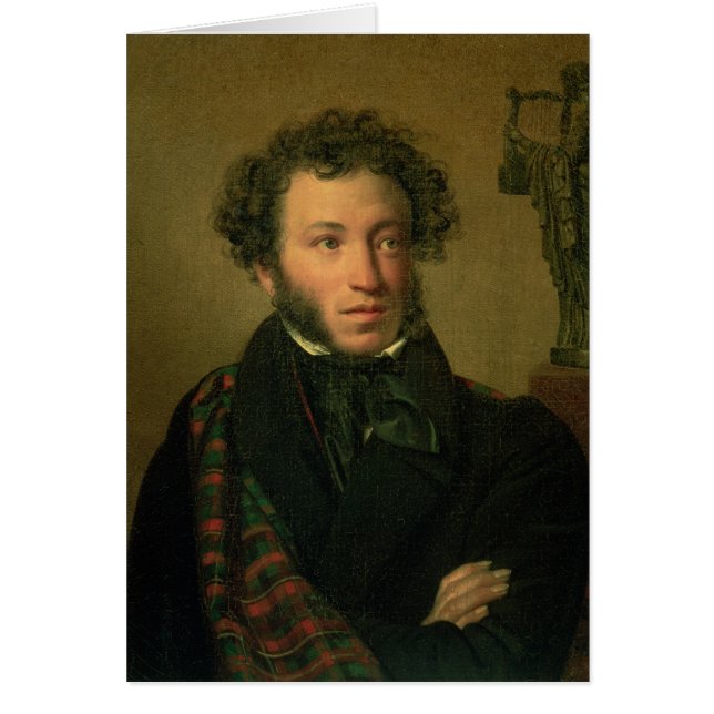 Retrato de Alexander Pushkin, 1827 (Frente)