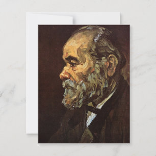 Retrato de anciano con barba de Vincent van Gogh