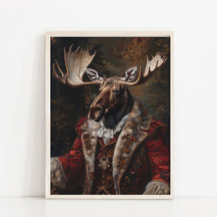 Retrato de animal victoriano, arte de animal vesti