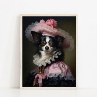 Retrato de animal victoriano, impresión de animal