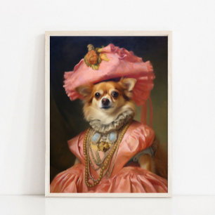 Retrato de animal victoriano, impresión de animal