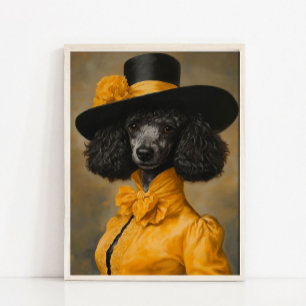 Retrato de animal victoriano, impresión vintage de