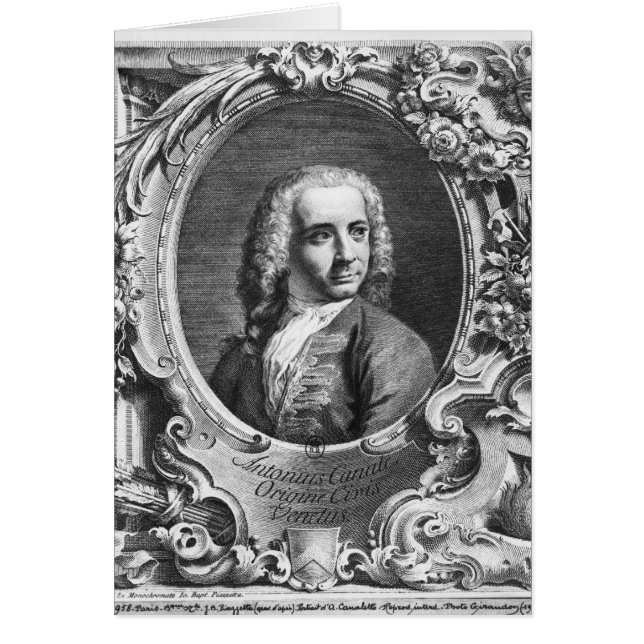 Retrato de Antonio Canaletto (Frente)