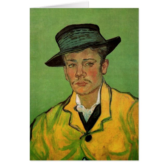 Retrato de Armand Roulin por Vincent van Gogh (Frente)