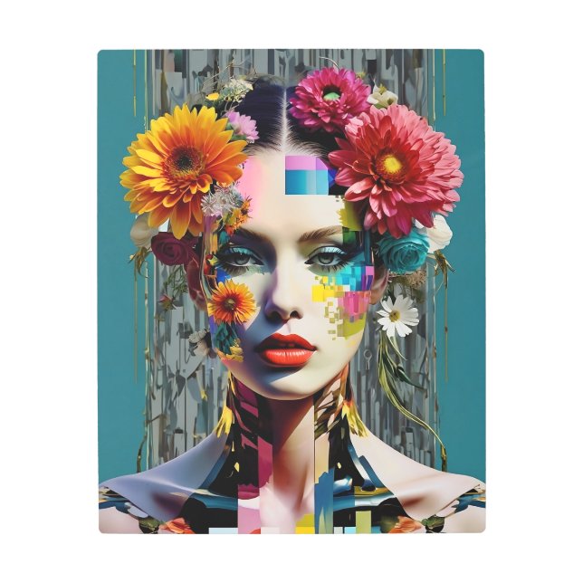 Retrato de arte de Glitch (Anverso)